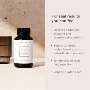 JSHealth Liver Detox Debloat Formula Natural Supplement