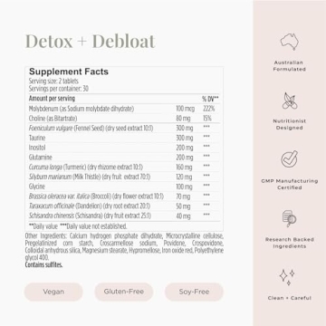 JSHealth Liver Detox Debloat Formula Natural Supplement