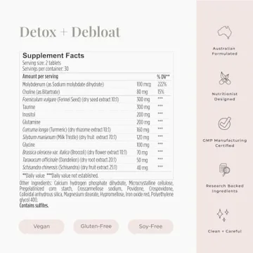 JSHealth Liver Detox Debloat Formula Natural Supplement