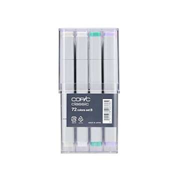 Copic Classic Marker Set, 72-Colors, Set B