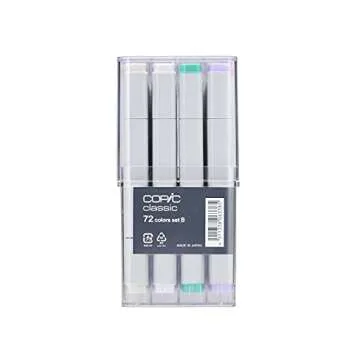 Copic Classic Marker Set, 72-Colors, Set B