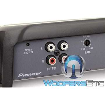 PIONEER 2400W Mono AMP GM-D9701 for Ultimate Sound Performance
