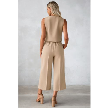 Luvamia Stylish Two Piece Set for Work & Casual Wear