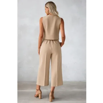 Luvamia Stylish Two Piece Set for Work & Casual Wear