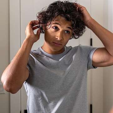 Oars + Alps Conditioning and Defining Cream, Styling Cream to Prevent Dull and Dry Hair, Contains Argan Oil and Chia Seed Oil, 3.4 Fl Oz