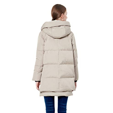 Orolay Women's Cozy Down Jacket in Beige - XX-Small