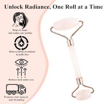 Natural Jade Roller for Anti-Aging and Puffiness Relief