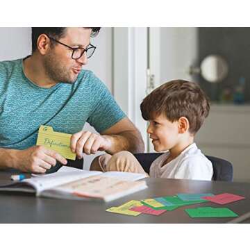 Find-It Tabbed Index Cards, 3 x 5 Inches, Assorted Colors, 48-Pack (FT07216)