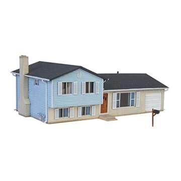 Walthers Cornerstone HO Scale Model Split-Level House - Ideal for Collectors and Hobbyists