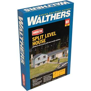Walthers Cornerstone Split-Level House Model - Build Creativity