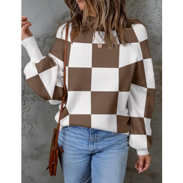 ZESICA Women's Fall Turtleneck Sweater - Cozy & Stylish