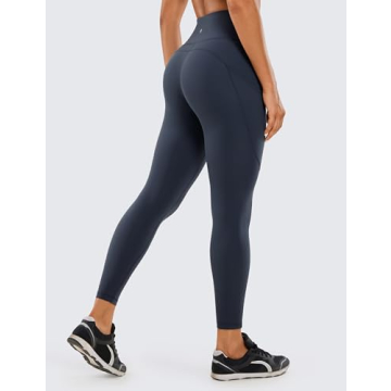 CRZ YOGA Women’s Naked Feeling Leggings - High Waisted 25 Inch