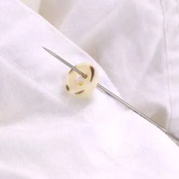 25Pieces Hand Sewing Big Eye Needles Sharp Needle，with Solid Wood Needle Case for