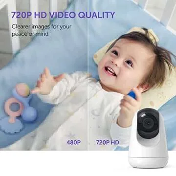 HiPP Baby Monitor 720P with Night Vision and 2-Way Talk