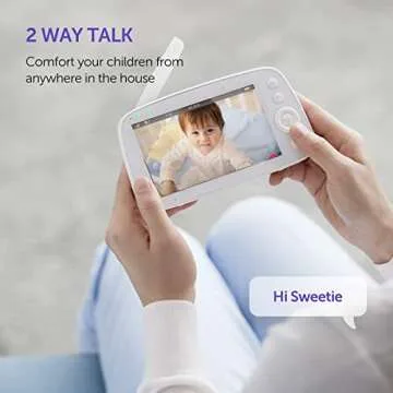 HiPP Baby Monitor 720P with Night Vision and 2-Way Talk