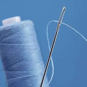 Large Eye Sewing Needles Set - 25 Needles for Easy Threading