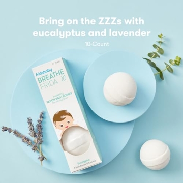 Frida Baby Vapor Bath Bombs for Kids - 10 Count