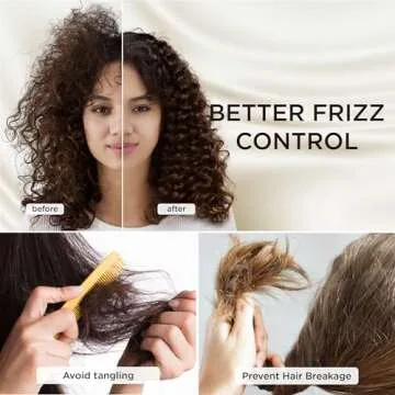 Bedsure Satin Pillowcase for Hair and Skin - Ivory Zipper Pillow Cases Queen Size Set of 2, Similar to Silk Pillow Cases, Silky & Super Soft, Gifts for Women Men, 20x30 Inches