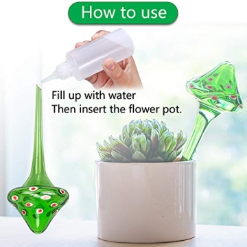 Colorful Plant Watering Globes - Cute Self-Watering System