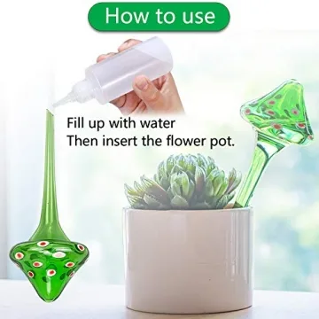 Colorful Plant Watering Globes - Cute Self-Watering System