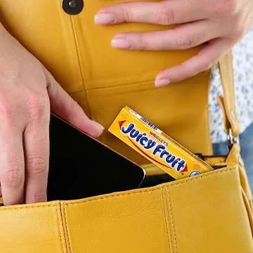 JUICY FRUIT Original Bubble Gum Chewing Gum Bulk Pack, 5 Stick (Pack of 40)