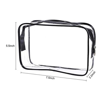 Cosywell Clear Toiletry Bag - Travel Makeup Essential 3PCS