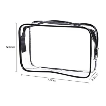 Cosywell Clear Toiletry Bag - Travel Makeup Essential 3PCS