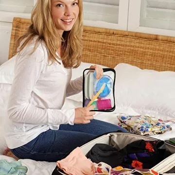 Cosywell Clear Toiletry Bag - Travel Makeup Essential 3PCS