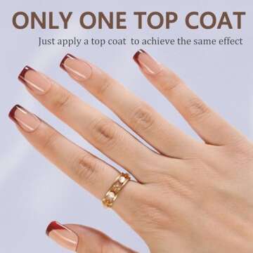 Misssix French Gel Nail Tips, 160Pcs French Tip Press on Nails Short Square, No Need to File Tips Pre-lasting, Fake Nails for Nail Art DIY 16 Sizes