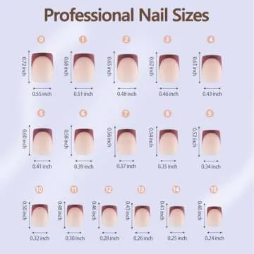Misssix French Gel Nail Tips, 160Pcs French Tip Press on Nails Short Square, No Need to File Tips Pre-lasting, Fake Nails for Nail Art DIY 16 Sizes