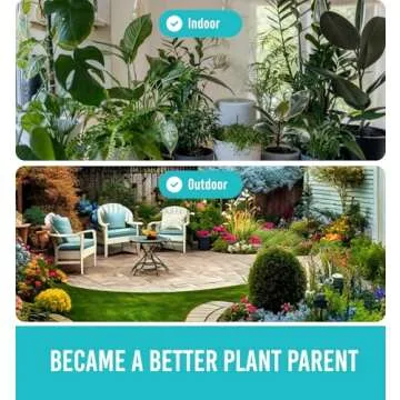 GROWIT Plant Moisture Meter for Indoor Plants - No Batteries Needed