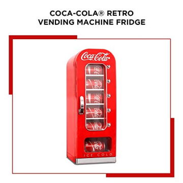 Coca-Cola Retro Mini Fridge for Home Office Fun