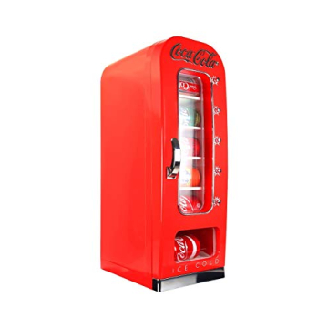 Coca-Cola Retro Mini Fridge for Home Office Fun