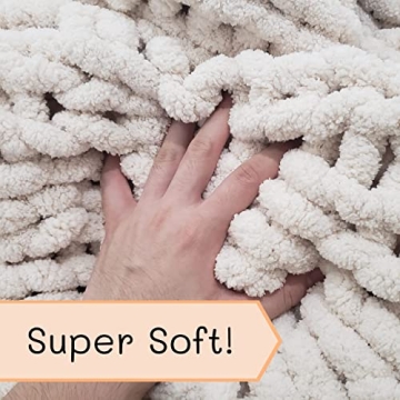 Adyrescia Chunky Knit Blanket Throw | 100% Hand Knit Comfort