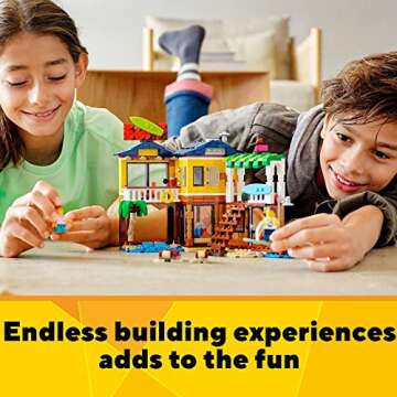 LEGO Creator 3 in 1 Surfer Beach House Set for Kids