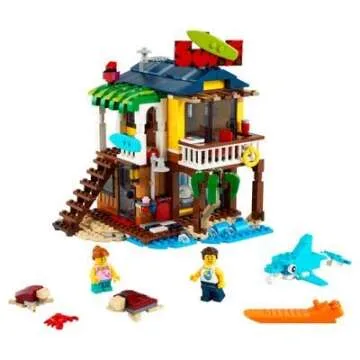 LEGO Creator 3 in 1 Surfer Beach House Set for Kids