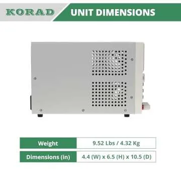KORAD KA3005P - Programmable Precision Variable Adjustable 30V, 5A DC Linear Power Supply Digital Regulated Lab Grade…