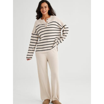 LILLUSORY Women's 2 Piece Lounge Set for Comfort and Style