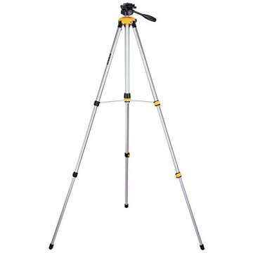 DEWALT Laser Level Tripod - Adjustable, Durable, with Carrying Pouch Included