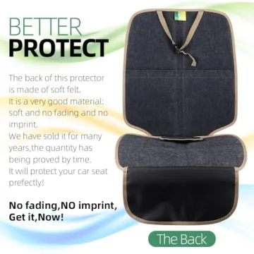 Durable VIAVIAT Leather Car Seat Protector for All Vehicles