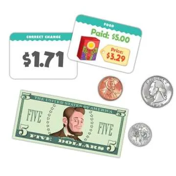 eeBoo: Making Change Game, Develops Math and Practical Money Skills, Educational Game That Allows for Skills to Form, Perfect for Ages 5 and up