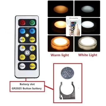 KEFA Battery Operated Wall Lights with Remote Control