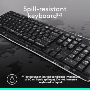 Logitech MK270 Wireless Keyboard and Mouse Combo - Compact Design