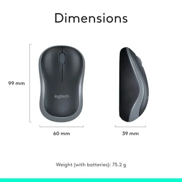 Logitech MK270 Wireless Keyboard and Mouse Combo - Compact Design