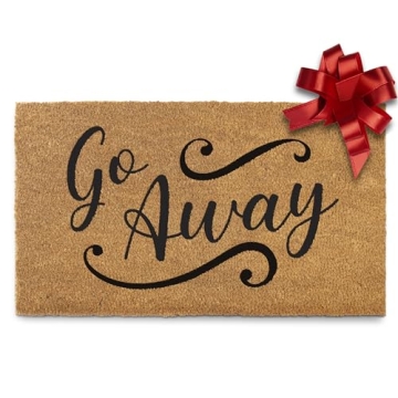 MAINEVENT Go Away Doormat for Fun Entryways