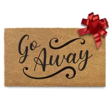 MAINEVENT Go Away Doormat for Fun Entryways