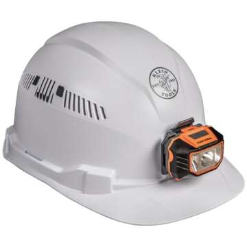 Klein Tools KHH56220 LED Light, Hard Hat Headlamp is Magnetic Worklight / Flashlight for Klein Hard Hats with Accessory Mounts