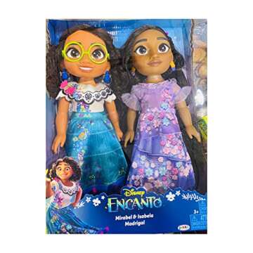Disney Encanto Mirabel and Isabela Doll with Shoes and Acessories