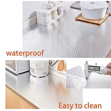 Snkxu Stylish Kitchen Oil Proof Backsplash 15.7X118.1