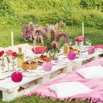 Winlyn 4 Pcs Assorted Faux Pink Velvet Pumpkins Decorative Fabric Pumpkins Foam Pumpkins 5" for Gifts Fall Wedding Baby Shower Thanksgiving Halloween Table Centerpiece Mantel Bowl Farmhouse Décor